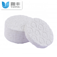 Disposable manufacturers round cosmetic make up remover absorbent cotton pads makeup spunlace round cotton pads