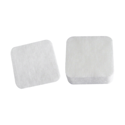 Premium professional 100% natural facial organic cotton square pad makeup removal round corner cotton pads