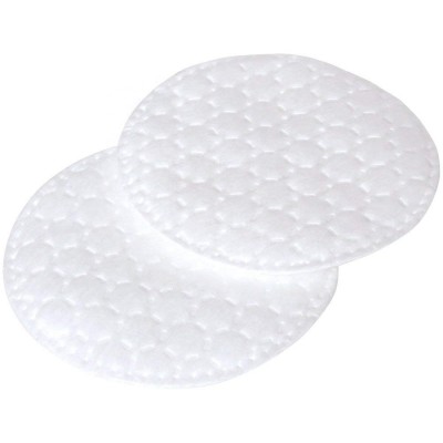 Yafeng oem makeup cotton pads spot pressed embossed facial puff polishing pad nail remover pads